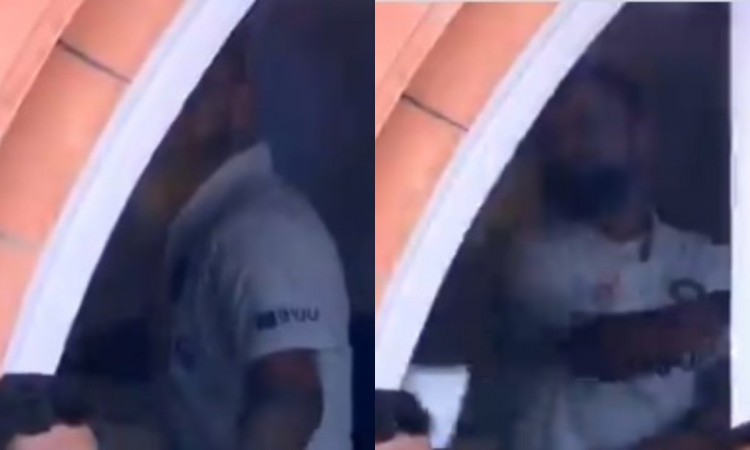 Cricket Image for VIDEO : आउट होने के बाद विराट का गुस्सा हुआ वायरल, लॉर्ड्स की बालकनी में दिखा लटका