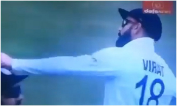 Cricket Image for VIDEO : 'कप्तान हो तो विराट जैसा', राहुल के साथ बदतमीजी के बाद कोहली का वीडियो वाय
