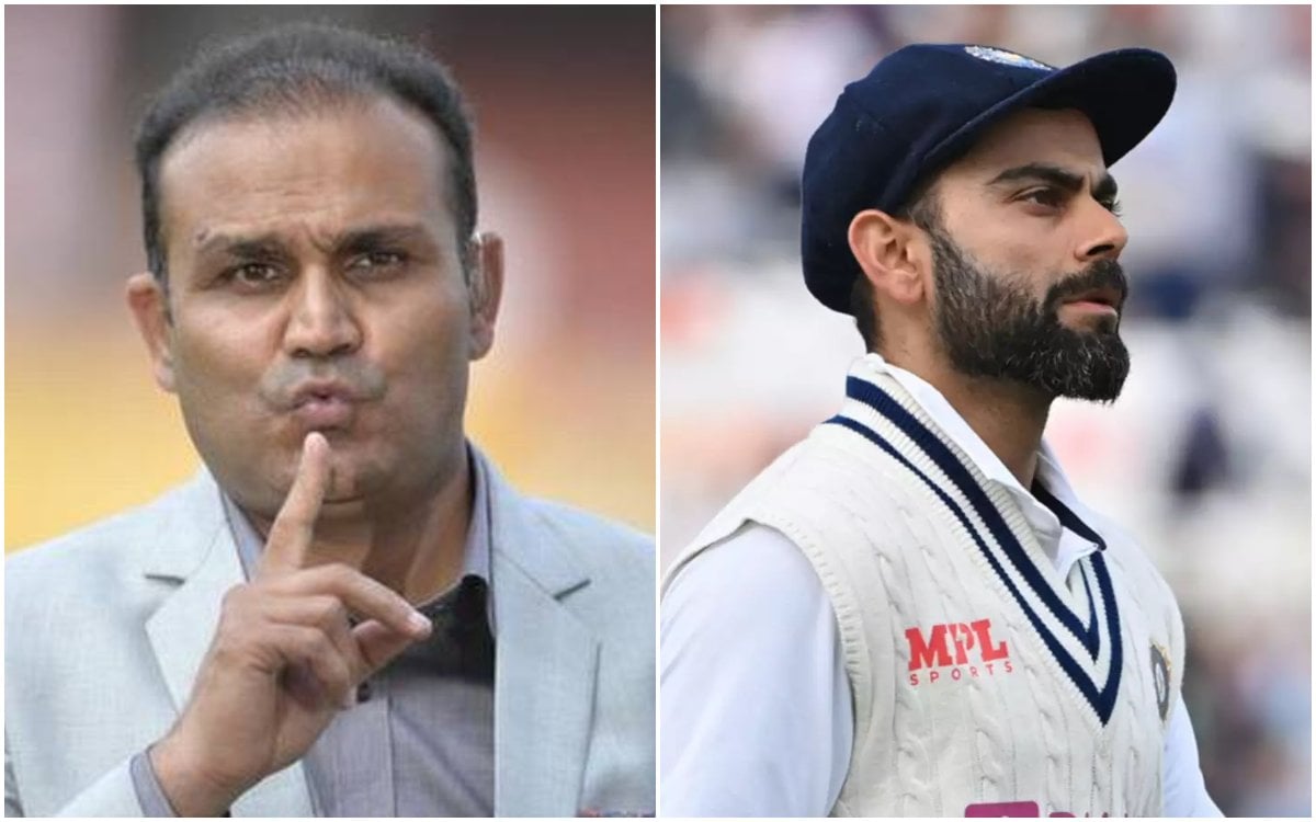 Virender Sehwag Trolls Virat Kohli On Century After 2 Students Were Not Satisfied With Result In Hindi सहव ग न स ट ड ट स क बह न व र ट क क य ट र ल द स ल स नह न कल