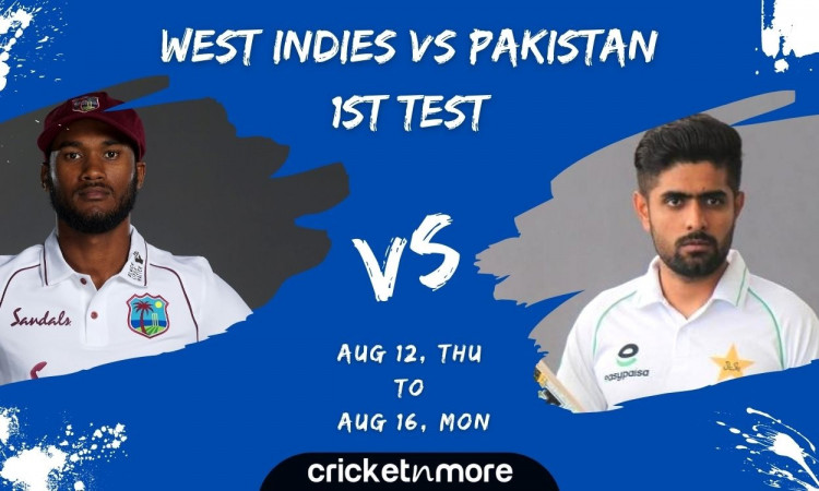 Cricket Image for West Indies vs Pakistan, 1st Test – Cricket Match Prediction, Fantasy XI Tips & Pr