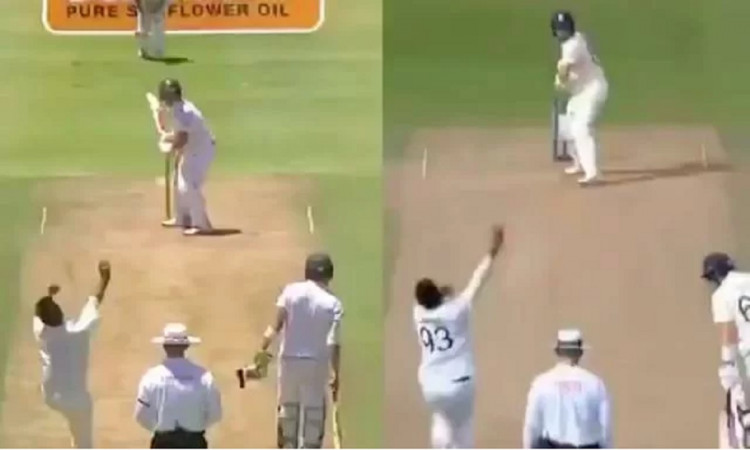 A clip of Jasprit Bumrah’s first and 100th Test wicket grabs netizens’ attention