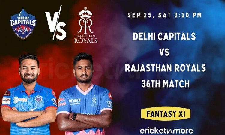 Delhi Capitals vs Rajasthan Royals, 36th IPL Match Cricket Match Prediction, Fantasy XI Tips & Proba