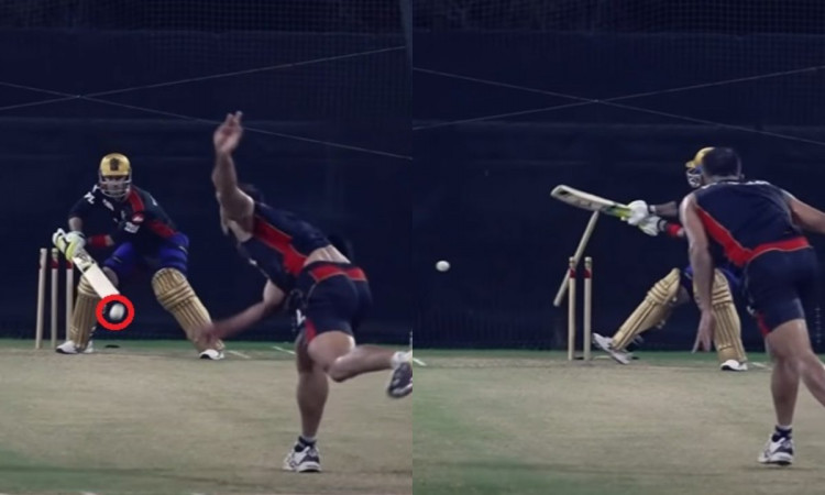 Cricket Image for Ipl 2021 Glenn Maxwell Was Clean Bowled While Attempting Reverse Flick Watch Video