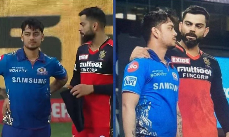 Cricket Image for VIDEO Ishan Kishan Goes Emotional As Virat Kohli Consoles Him