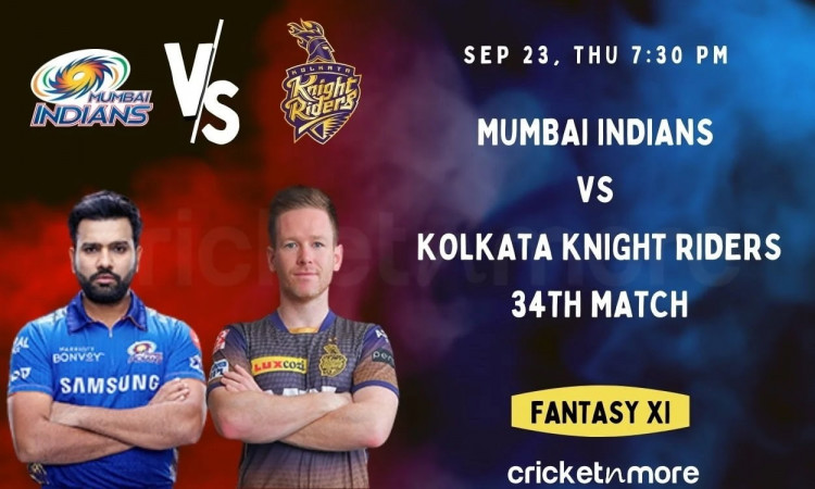 Mumbai Indians vs Kolkata Knight Riders, 34th IPL Match Cricket Match Prediction, Fantasy XI Tips & 