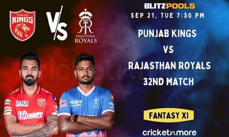 Punjab Kings vs Rajasthan Royals, 32nd IPL Match Blitzpools Cricket Match Prediction, Fantasy XI Tip