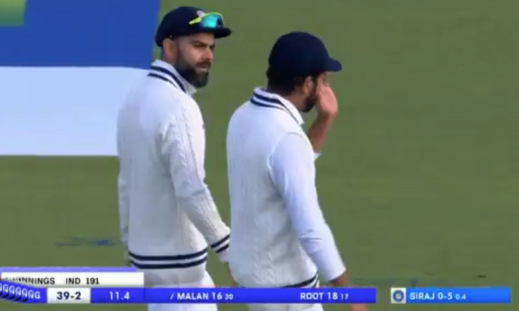 Cricket Image for England Vs India Rohit Sharma Frustrate With Virat Kohli Watch Video