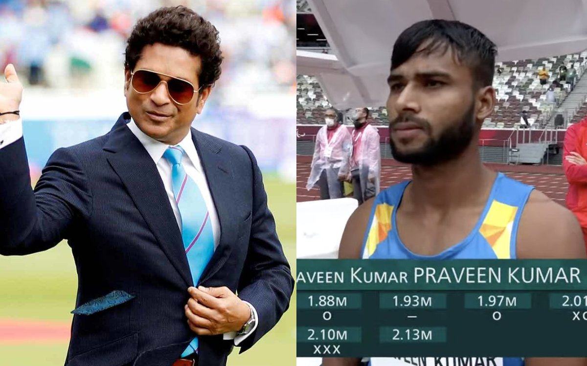 Sachin Tendulkar shower praise on silver medallist Praveen Kumar Sachin Tendulkar shower praise on silver medallist Praveen Kumar