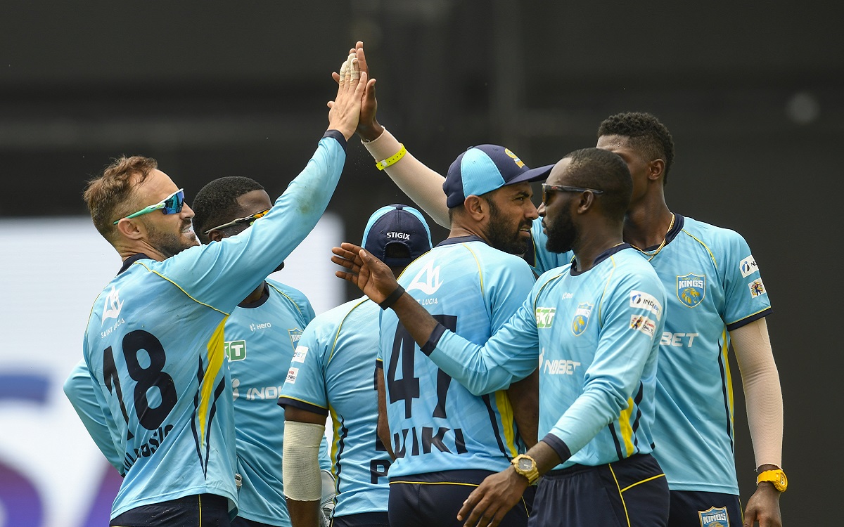St Lucia Kings In CPL Images