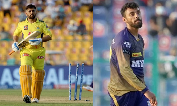 Varun Chakaravarthy  is the only bowler to dismiss Dhoni 'bowled' thrice in IPL