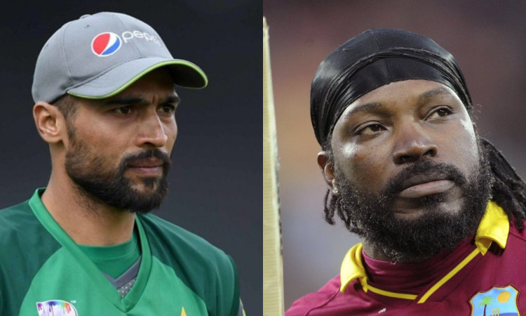 Cricket Image for West Indies Cricketer Chris Gayle Going To Pakistan Tomorrow Mohammad Amir Replies