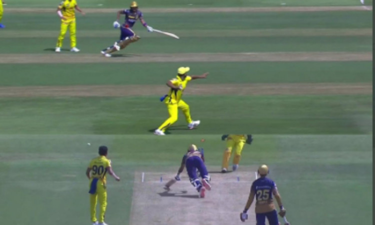 Cricket Image for VIDEO : DRS ने बचाया लेकिन फिर भी फेंका अपना विकेट, रायडू की थ्रो ने किया शुभमन का