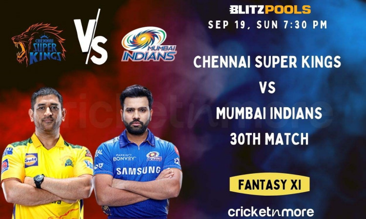 Cricket Image for Chennai Super Kings vs Mumbai Indians, 30th IPL Match – Blitzpools Cricket Match P