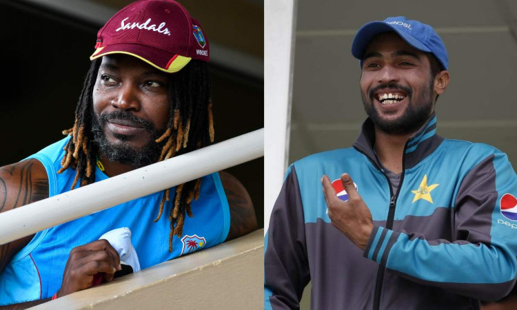 Cricket Image for Chris Gayle Says He's Going To Pakistan, Amir Replies That He'll Meet Gayle There
