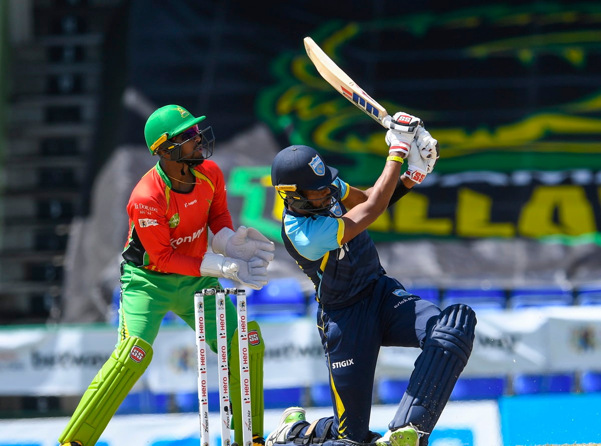 Cricket Image for CPL 2021: Roston Chase Stars In Saint Lucia's 51 Run Win Over Guyana 