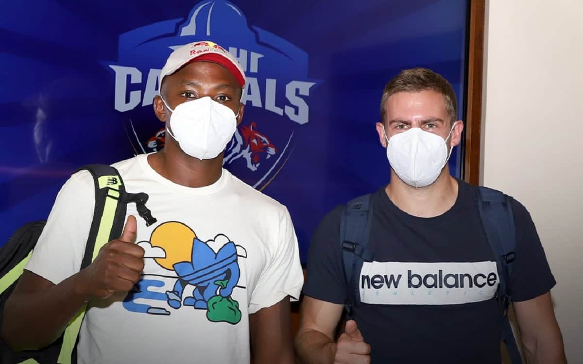 IPL 2021: Delhi Capitals' Kagiso Rabada, Anrich Nortje, Ben Dwarshuis Reach Dubai IPL 2021: Delhi Capitals' Kagiso Rabada, Anrich Nortje, Ben Dwarshuis Reach Dubai