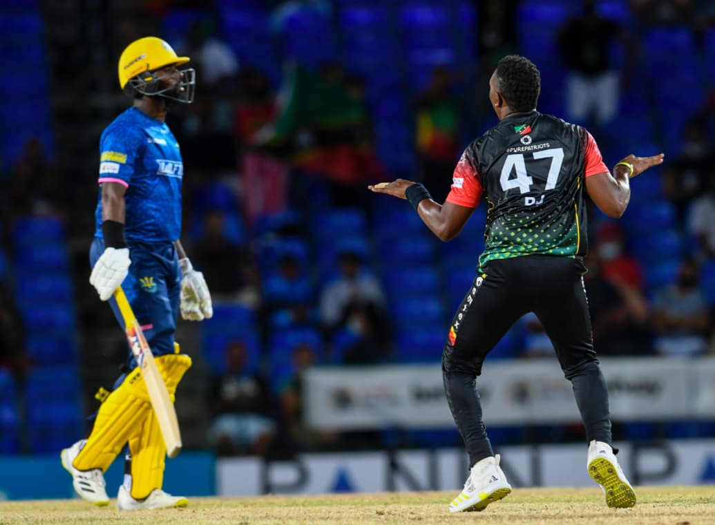 CPL 2021: Patriots stay unbeaten after Cottrell's final-ball six