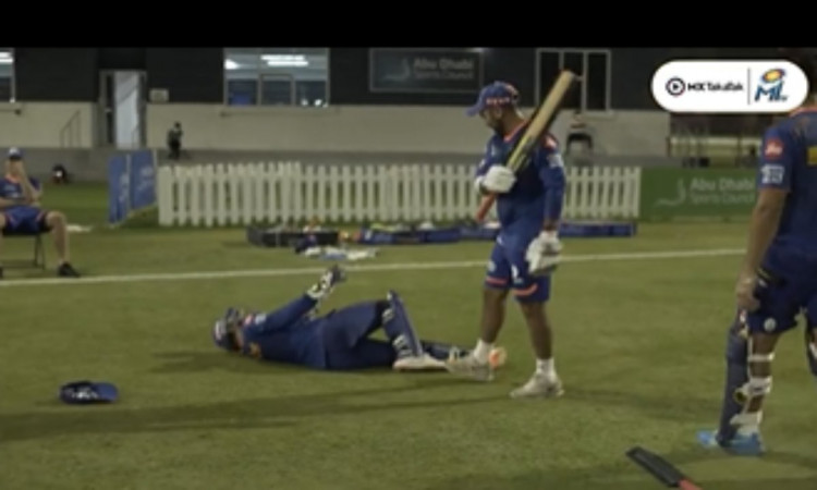 Cricket Image for VIDEO : थककर मैदान पर गिर पड़े ईशान किशन, फिर भी पार्थिव पटेल को नहीं आया तरस