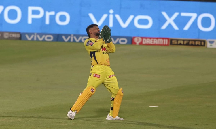 Cricket Image for IPL 2021: MS Dhoni Completes 100 Catches For Chennai Super Kings