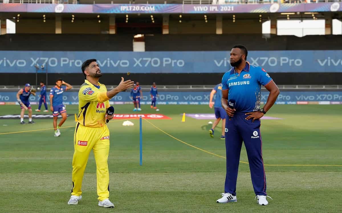 IPL 2021: मुंबई के खिलाफ टॉस जीतकर चेन्नई ने चुनी बल्लेबाजी, घोनी के खिलाफ पोलार्ड करेंगे कप्तानी Chennai super kings chose to bat after winning the toss against Mumbai indians at ipl 2021