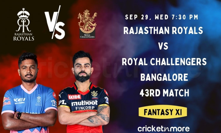 Cricket Image for Rajasthan Royals vs Royal Challengers Bangalore: 43rd IPL Match Prediction, Fantas