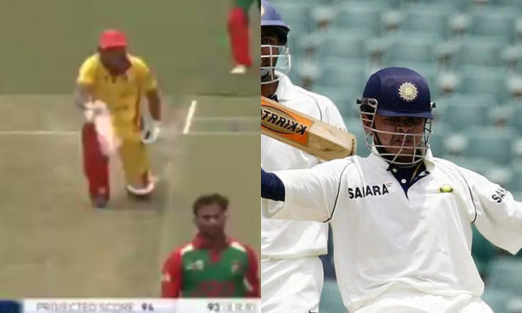 Cricket Image for VIDEO : 'जश्न ऐसा जैसे शतक लगाया हो', बल्लेबाज़ ने पहला चौका लगाकर किया श्रीसंत स्