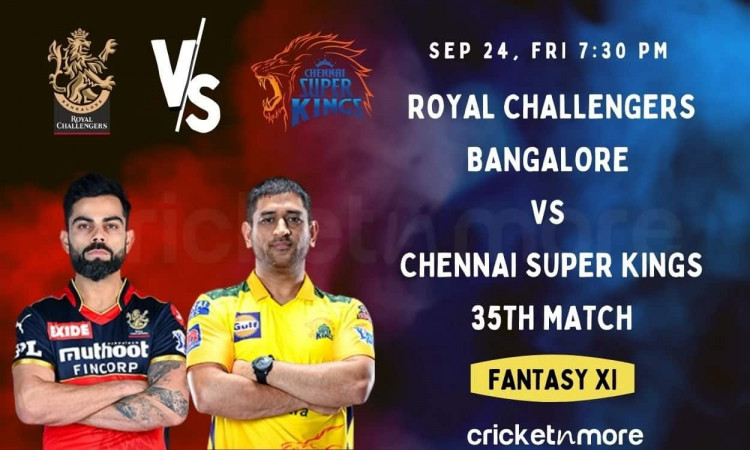Royal Challengers Bangalore vs Chennai Super Kings, 35th IPL Match Cricket Match Prediction, Fantasy