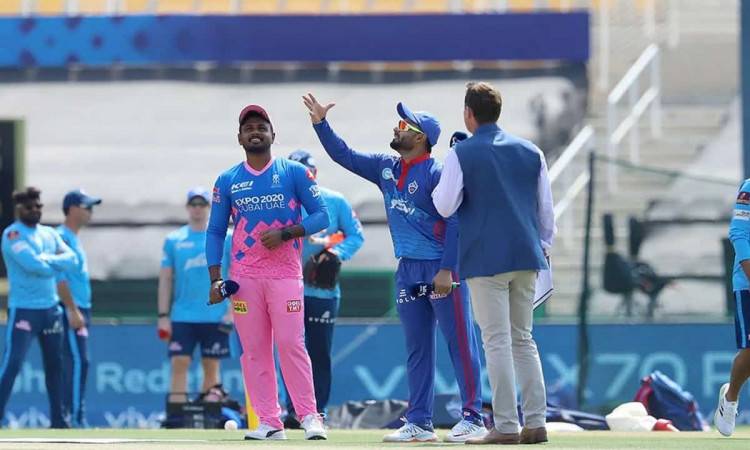 Cricket Image for IPL 2021: दिल्ली कैपिटल्स के खिलाफ टॉस जीतकर राजस्थान ने किया गेंदबाजी का फैसला, द