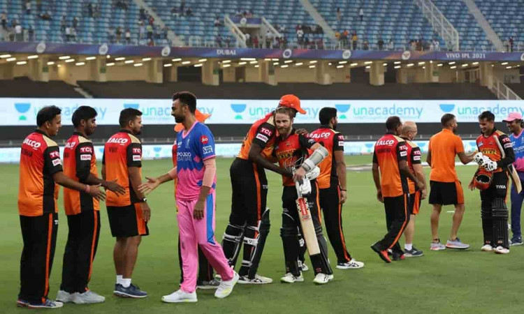Cricket Image for IPL 2021: जेसन और विलियमसन के अर्धशतक से हैदराबाद ने यूएई में हासिल की पहली जीत, R