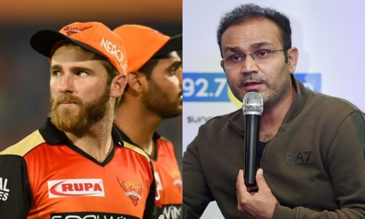 Cricket Image for VIDEO : 'बॉल भी कह रही होगी मारो मुझे मारो', SRH की स्लो बैटिंग पर सहवाग का तंज