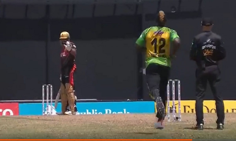 watch - Pollard-Russell tension in between the ground during CPL 2021