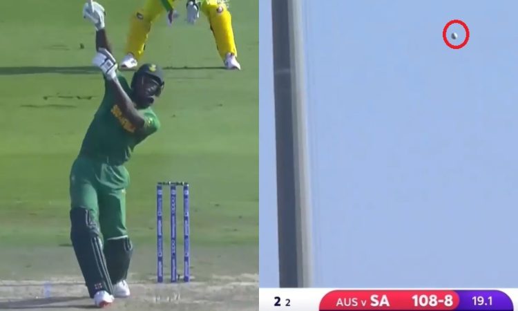 Cricket Image for Aus Vs Sa Kagiso Rabada One Handed Six Against Mitchell Starc Watch Video