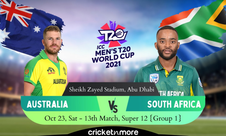  T20 World Cup: Australia, South Africa look for strong start in Super 12 opener
