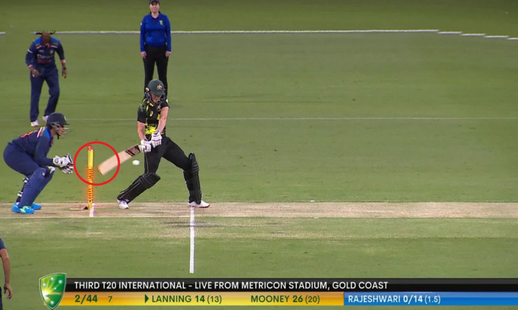 Cricket Image for Australia Women Captain Meg Lanning Hit Wicket In Bizarre Fashion Watch Video