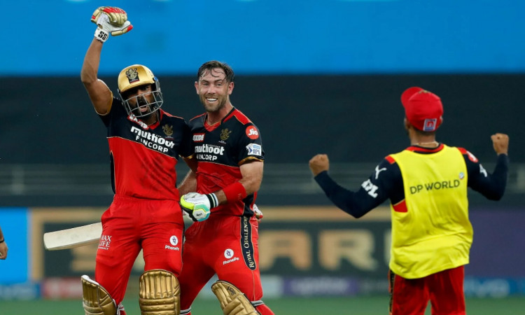 Srikar Bharat, Glenn Maxwell steer RCB to 7 wicket win over table-toppers Delhi Capitals