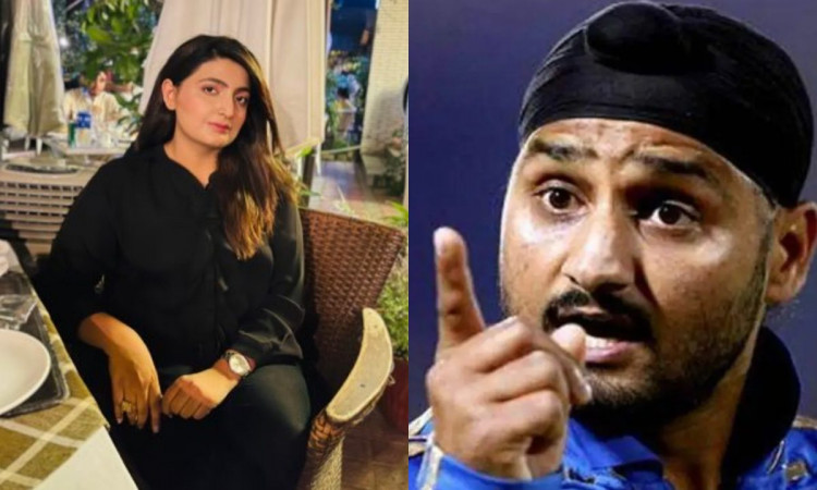 Cricket Image for Harbhajan Singh Indulge In Ugly Spat With Pakistani Journalist Iqra Nasir