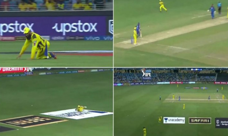 Cricket Image for  Ipl 2021 Dc Vs Csk Comedy Of Errors In The Field Watch Video