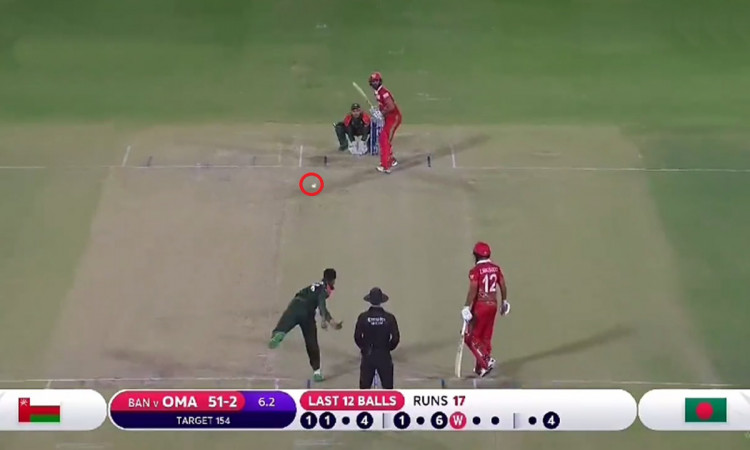 Cricket Image for Oman Vs Bangladesh Jatinder Singh Virat Kohli Style Cover Drive Shot Watch Video