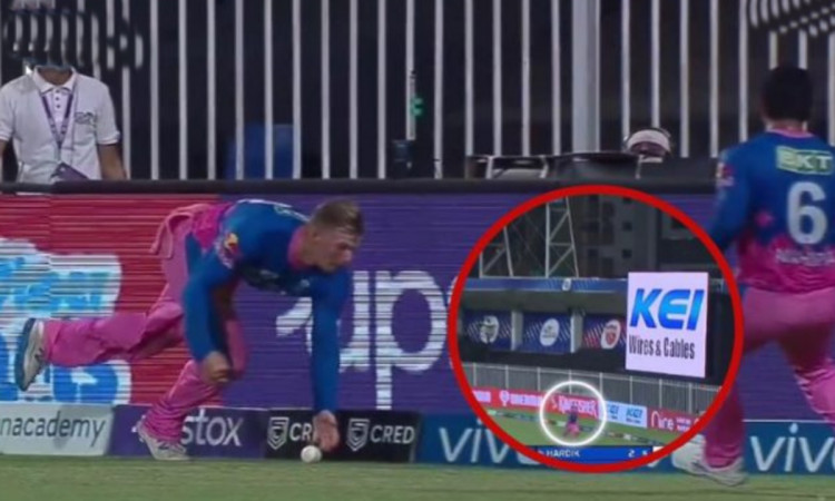 Cricket Image for Rr Vs Mi Glenn Phillips Stop A Boundary Before It Hits The Ropes Watch Video