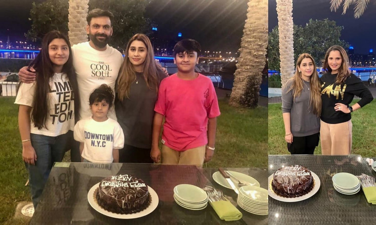 Sania Mirza comes to Mohammad Hafeez's rescue, arranges birthday cake for his wife