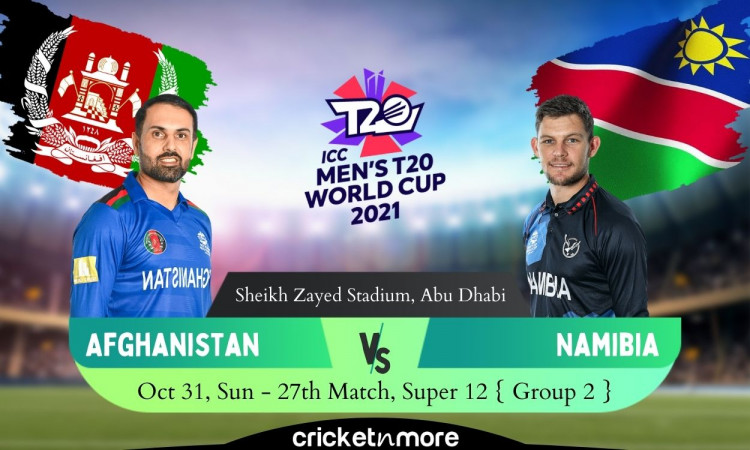 Cricket Image for Afghanistan vs Namibia, T20 World Cup – Cricket Match Prediction, Fantasy XI Tips 