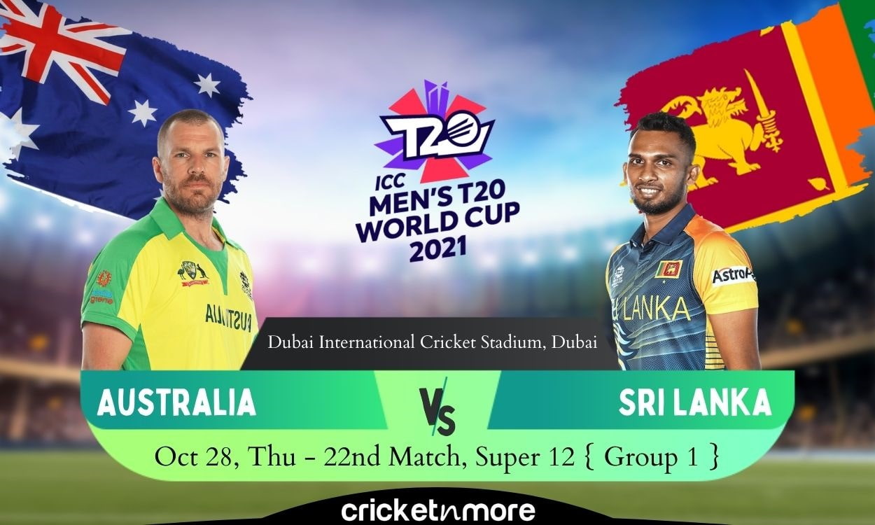 Australia vs Sri Lanka, T20 World Cup – Cricket Match Prediction, Fantasy XI Tips &amp; Probable XI On Cricketnmore