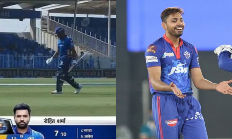 Cricket Image for VIDEO : 'ताकत बनती जा रही है कमज़ोरी', आवेश ने भी 'Short Ball' पर उड़ाए हिटमैन के 