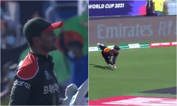 Cricket Image for VIDEO : चार्ल्स अमीनी ने उड़ाए शाकिब के होश, कैच देखकर उतर गया शाकिब का चेहरा