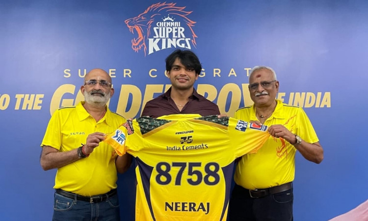 Cricket Image for Chennai Super Kings Honors Neeraj Chopra With A Huge Cash Prize 