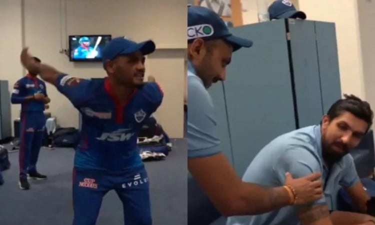 Cricket Image for VIDEO : जीत के नशे में डूबे रिपल पटेल, रोनाल्डो के स्टाइल में मनाया जश्न
