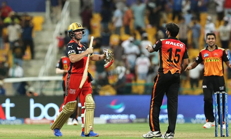 Cricket Image for De Villiers Fails To Finish As SRH Beat RCB By 4 Runs 