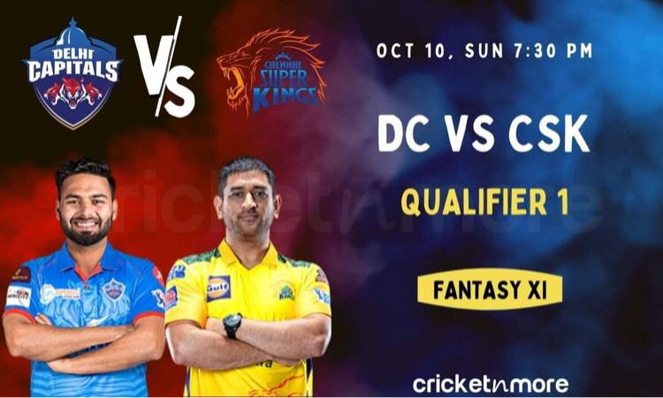 Cricket Image for Delhi Capitals vs Chennai Super Kings: IPL Qualifier 1 Match Prediction, Fantasy X