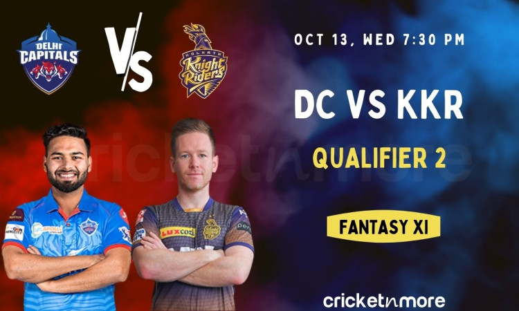 Cricket Image for Delhi Capitals vs Kolkata Knight Riders, Qualifier 2 – IPL Match Prediction, Fanta