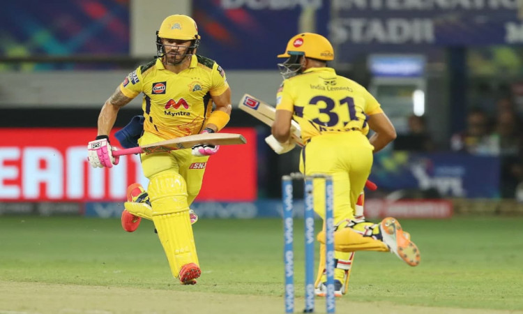 IPL 2021 Final: Faf du Plessis fire Knock helps CSK post a total on 192